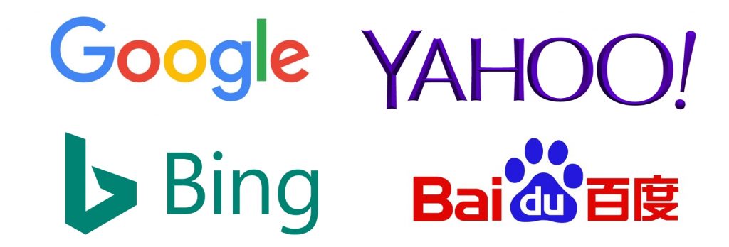 Wyszukiwarki Google Yahoo Bing Baidu