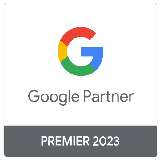Kolejny raz jesteśmy w gronie 3% najlepszych agencji SEM. Mamy status Partnera Premium Google 2023