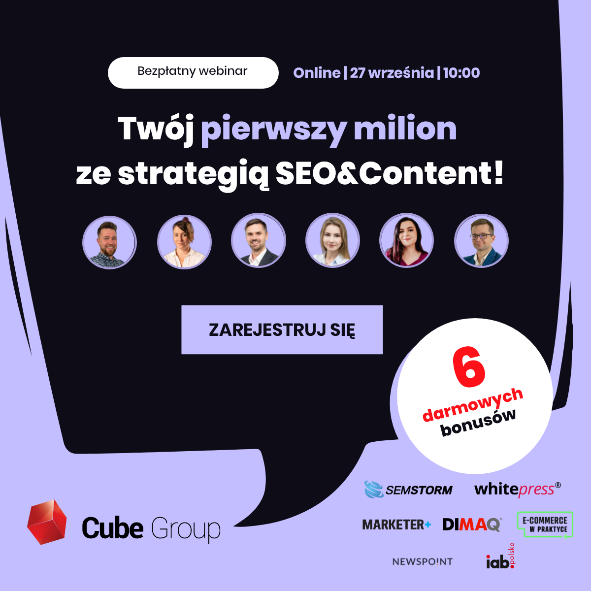 Twój pierwszy milion ze strategią SEO&Content! [Bezpłatny webinar]