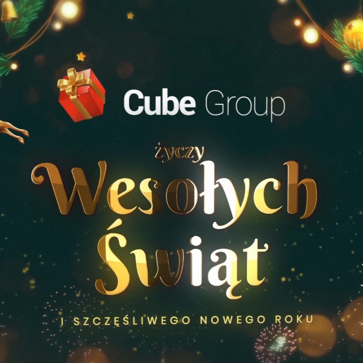 Wesołych i magicznych Świąt życzy Cube Group!