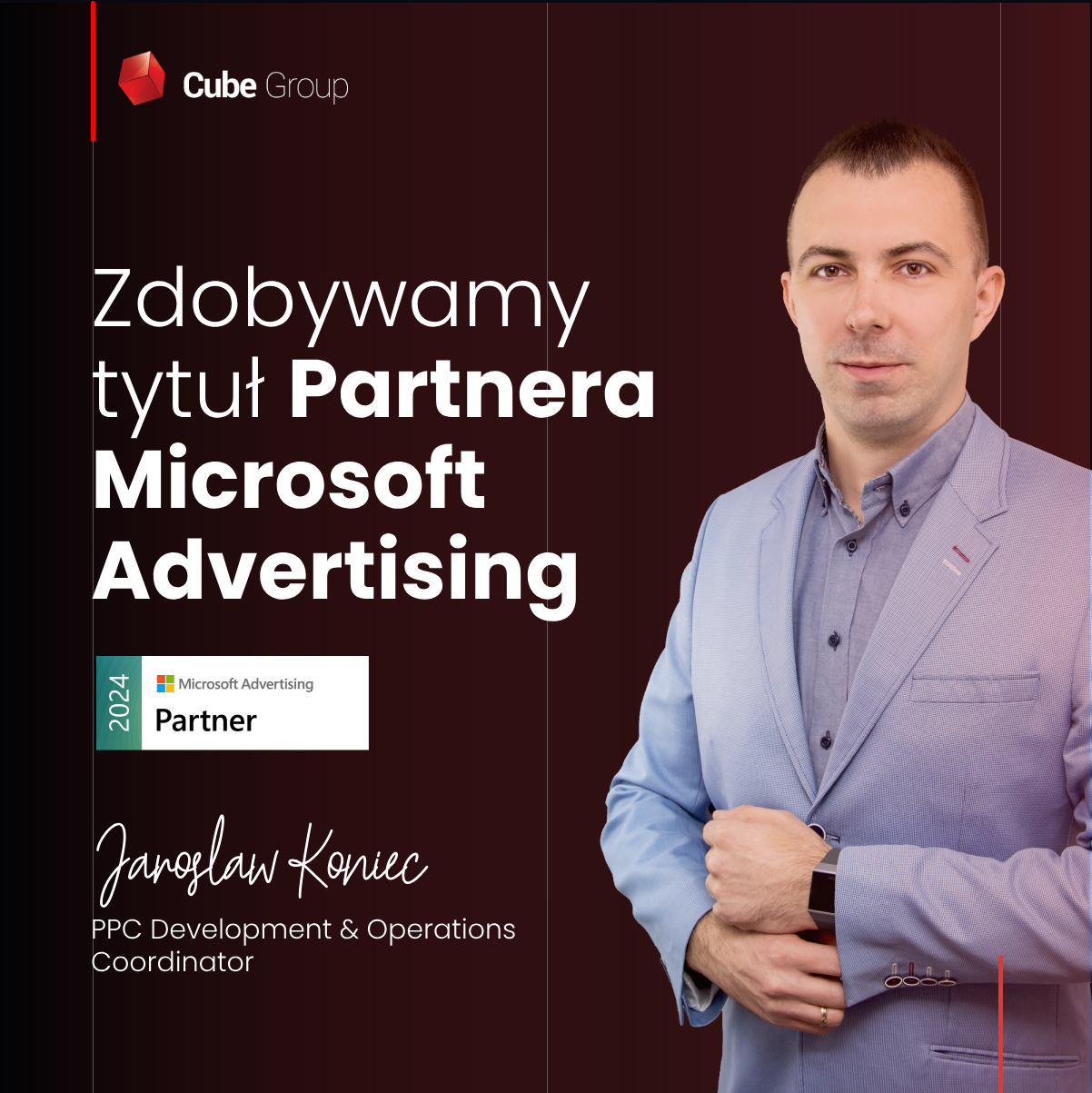 Cube Group z tytułem Partnera Microsoft Advertising