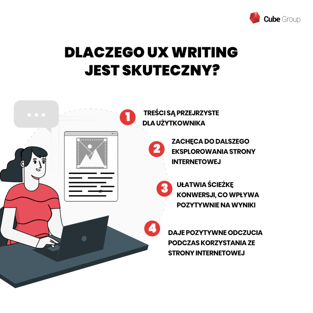 Dlaczego UX writing jest skuteczny?