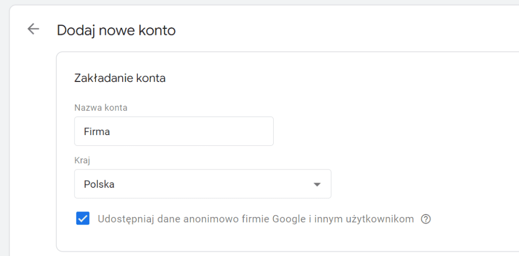 Założenie konta w GTM (Google Tag Manager)