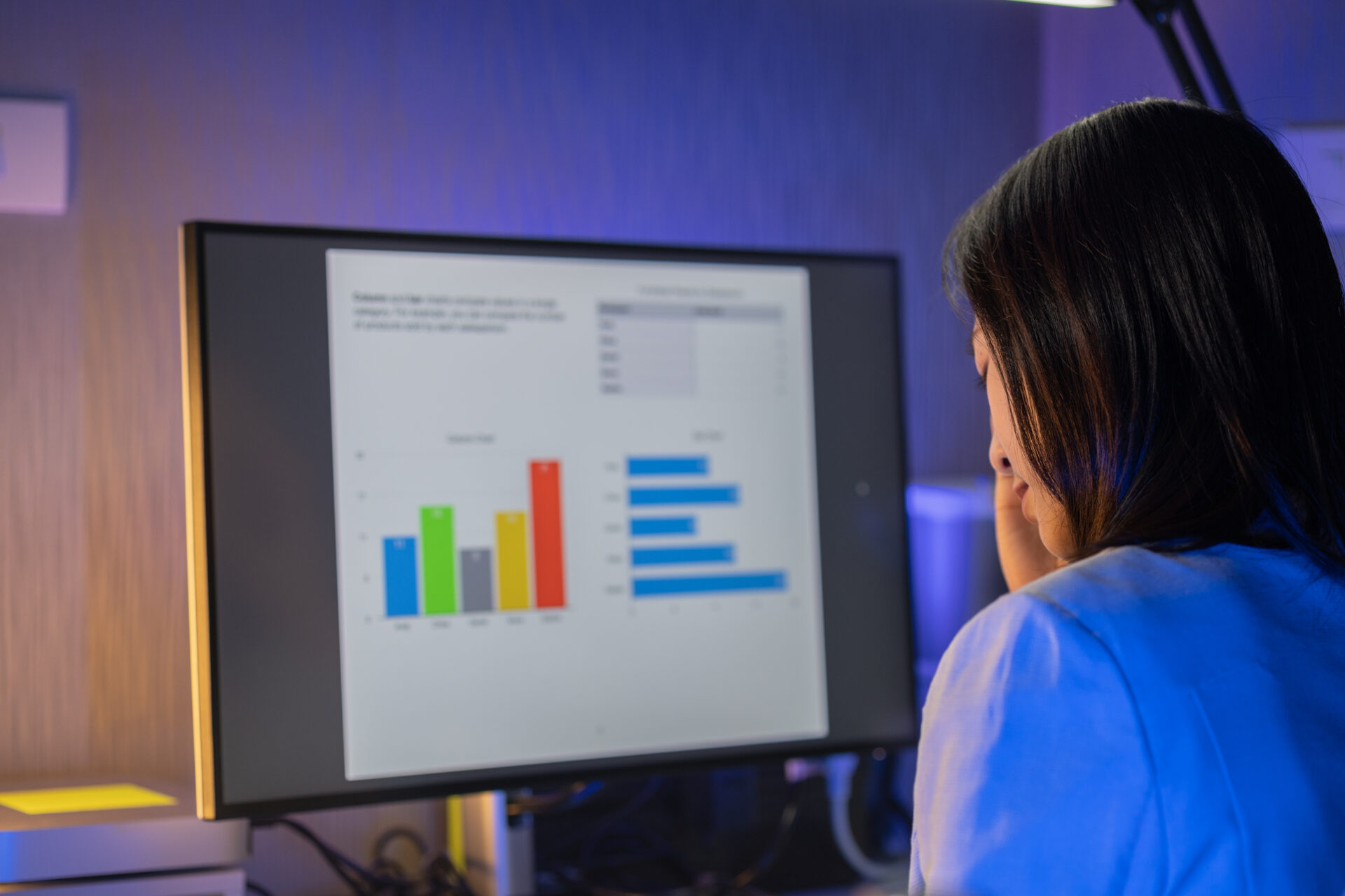 concentrating on making a report in time for the upcoming meeting, Stress accumulates due to working hard for a long time, Being scolded by your boss for not doing your job properly.