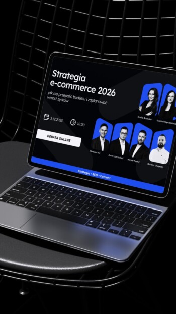 Laptop strategia e‑commerce 2026